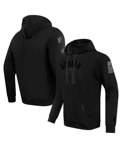 Pro Standard Men's Devin Booker Black Phoenix Suns Triple Tonal Player Pullover Hoodie
