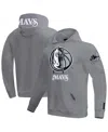 Pro Standard Men's Gray Dallas Mavericks 2024/25 City Edition Chenille Applique Pullover Hoodie In Gray