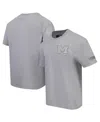 Pro Standard Men's Gray Michigan Wolverines Neutral T-shirt In Gray
