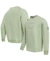 PRO STANDARD MEN'S GREEN CINCINNATI REDS NEUTRAL DROP SHOULDER PULLOVER SWEATSHIRT