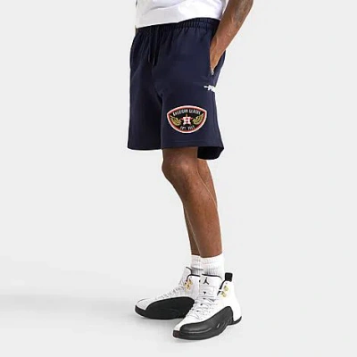 Pro Standard Men's Houston Astros Mlb Born For Sport Fleece Shorts In Blue