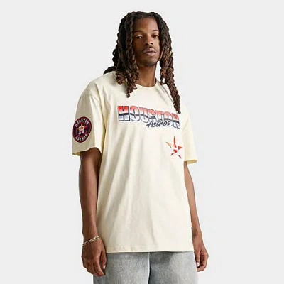 Pro Standard Men's Houston Astros Mlb Chrome Graphic T-shirt In Neutral