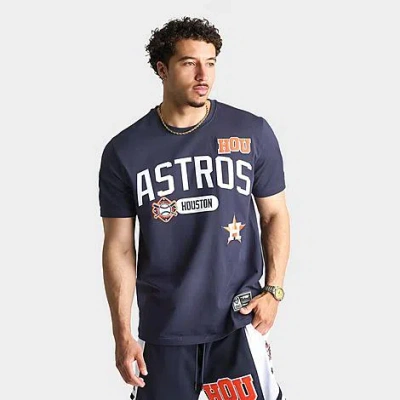 Pro Standard Men's Houston Astros Mlb Letterman T-shirt In Blue