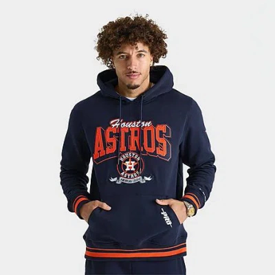 Pro Standard Men's Houston Astros Mlb Team Badge Hoodie In Blue