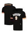 Pro Standard Men's Joe Burrow Black Cincinnati Bengals Player Name Number Hoodie T-shirt In Black