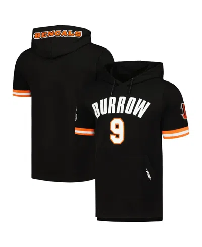 Pro Standard Men's Joe Burrow Black Cincinnati Bengals Player Name Number Hoodie T-shirt