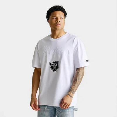 Pro Standard Men's Las Vegas Raiders Nfl Living Large T-shirt In White