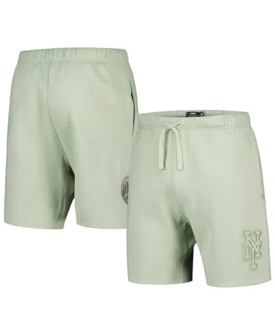 Pro Standard Men's Light Green New York Mets Neutral Fleece Shorts