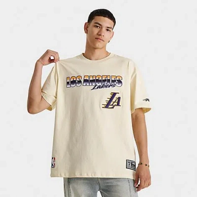 Pro Standard Men's Los Angeles Lakers Nba Chrome Graphic T-shirt Size Medium 100% Cotton