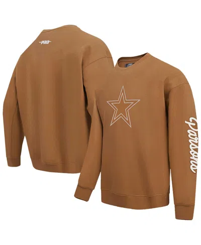 Pro Standard Men's Micah Parsons Brown Dallas Cowboys Pullover Crewneck Sweatshirt