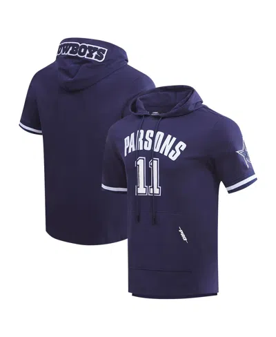 Pro Standard Men's Micah Parsons Navy Dallas Cowboys Player Name Number Hoodie T-shirt