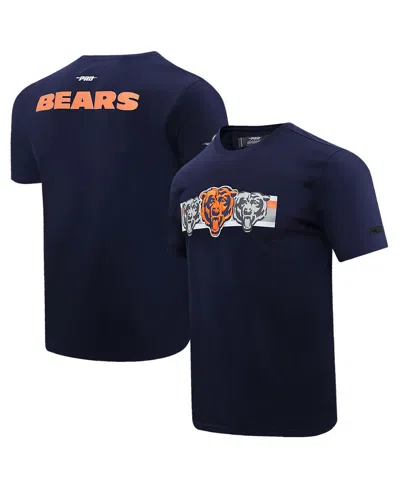 Pro Standard Men's Navy Chicago Bears Retro Striper T-shirt