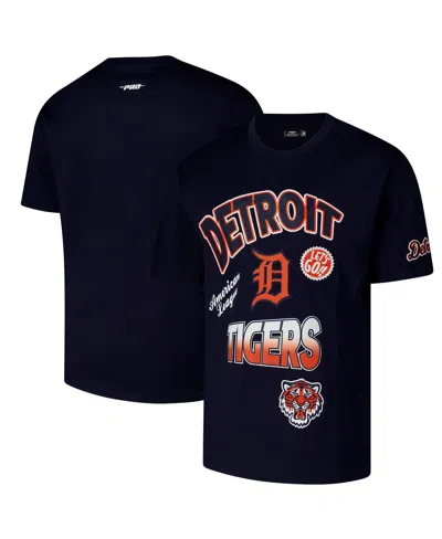 Pro Standard Men's Navy Detroit Tigers Turn It Up Dropped Shoulder T-shirt