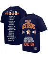 Pro Standard Men's Navy Houston Astros Oversized City Tour T-shirt In Navy