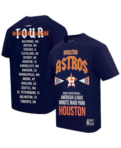 Pro Standard Men's Navy Houston Astros Oversized City Tour T-shirt