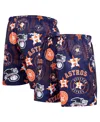 Pro Standard Men's Navy Houston Astros Toss Logo Woven Shorts In Navy