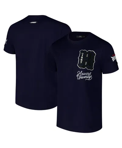Pro Standard Men's Navy Howard Bison Vintage Varsity T-shirt