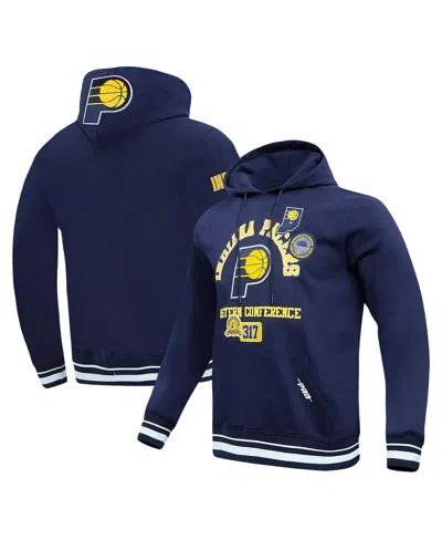 Pro Standard Men's Navy Indiana Pacers Area Code Pullover Hoodie