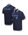 Pro Standard Men's Navy Memphis Grizzlies Classic Warm-up Full-snap Jacket In Navy