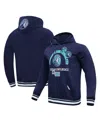Pro Standard Men's Navy Minnesota Timberwolves Area Code Pullover Hoodie In Navy