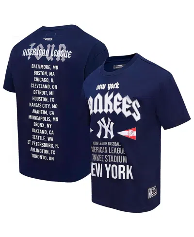Pro Standard Men's Navy New York Yankees Oversized City Tour T-shirt