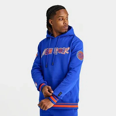 Pro Standard Men's New York Knicks Nba City Ransom Pullover Hoodie In Royal Blue