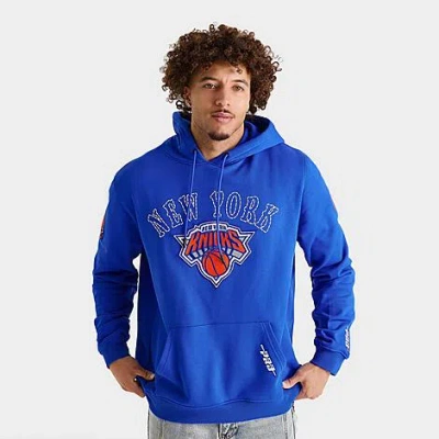 Pro Standard Men's New York Knicks Nba Rebel Hoodie In Blue