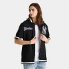 Pro Standard Men's New York Yankees Mlb Diy Pick Stitch Short Sleeve Jacket In Black