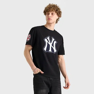 Pro Standard Men's New York Yankees Mlb Diy Pick Stitch T-shirt In Black