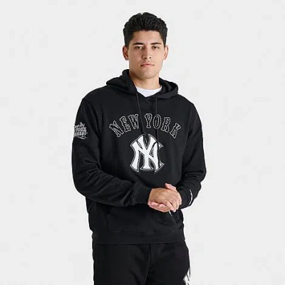 Pro Standard Men's New York Yankees Mlb Rebel Hoodie In Black
