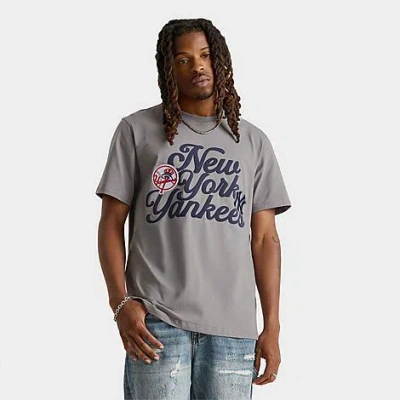 Pro Standard Men's New York Yankees Mlb Souvenir T-shirt In Gray