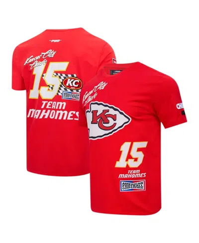 Pro Standard Men's Patrick Mahomes Red Kansas City Chiefs Fast Lane Name Number Player T-shirt