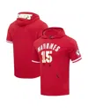 Pro Standard Men's Patrick Mahomes Red Kansas City Chiefs Player Name Number Hoodie T-shirt In Red