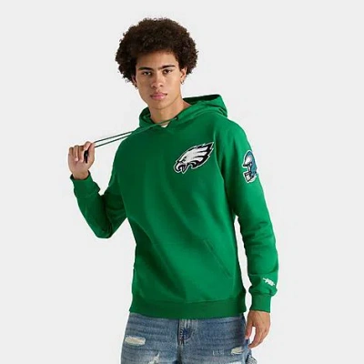 Pro Standard Men's Philadelphia Eagles Nfl Chenille Hoodie In Green
