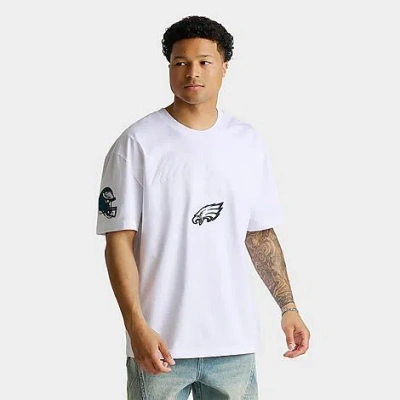 Pro Standard Men's Philadelphia Eagles Nfl Living Large T-shirt In White