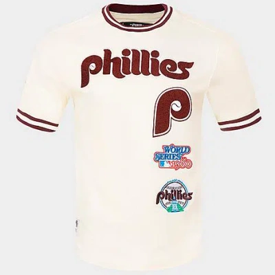 Pro Standard Men's Philadelphia Phillies Mlb Retro Classics T-shirt In White