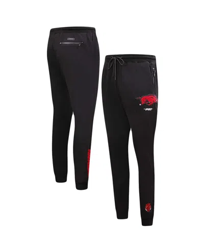 Pro Standard Men's  Black Arkansas Razorbacks Classic Dk Jogger Pants
