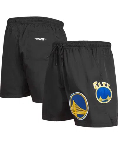 Pro Standard Men's  Black Golden State Warriors Classics Woven Shorts