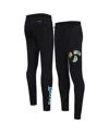 Pro Standard Men's  Black Los Angeles Lakers Washed Neon Sweatpants In Black