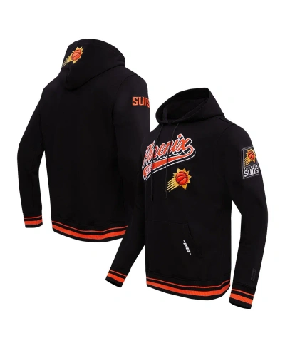 Pro Standard Men's  Black Phoenix Suns Script Tail Pullover Hoodie