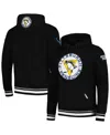 Pro Standard Men's  Black Pittsburgh Penguins Retro Classic Fleece Pullover Hoodie In Black