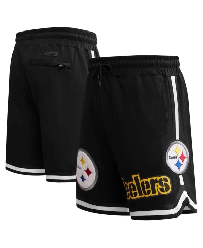 Pro Standard Men's  Black Pittsburgh Steelers Classic Chenille Shorts