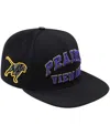 Pro Standard Men's  Black Prairie View A&m Panthers Arch Over Logo Evergreen Snapback Hat In Black