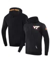 Pro Standard Men's  Black Virginia Tech Hokies Classic Pullover Hoodie In Black