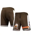 Pro Standard Men's  Brown Cleveland Browns Retro Classic 2.0 Shorts In Brown