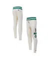 Pro Standard Cream Boston Celtics Retro Classic Fleece Sweatpants In Cream