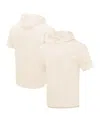 Pro Standard Men's  Cream Seattle Mariners Neutral Short Sleeve Hoodie T-shirt In Cream
