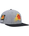 Pro Standard Men's  Gray, Black Phoenix Suns Classic Logo Two-tone Snapback Hat In Gray,black