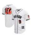 Pro Standard Men's  Joe Burrow White Cincinnati Bengals Baseball Player Button-up Shirt In White