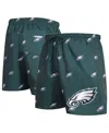 Pro Standard Men's  Midnight Green Philadelphia Eagles Allover Print Mini Logo Shorts In Midnight Green